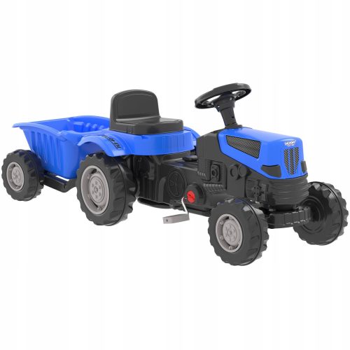  WOOPIE Farmer GoTrac MAXI PLUS Pedal Tractor with Trailer, Blue