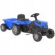  WOOPIE Farmer GoTrac MAXI PLUS Pedal Tractor with Trailer, Blue