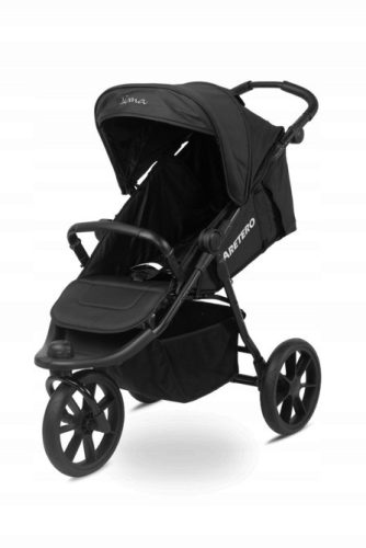  CARETERO LIMA BLACK STROLLER, foil, leg protection