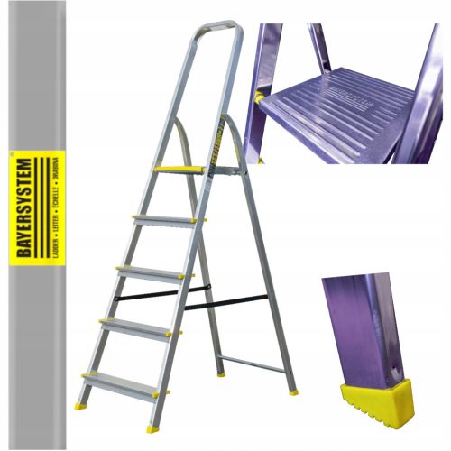  Bayersystem aluminum ladder 5 to 120 kg