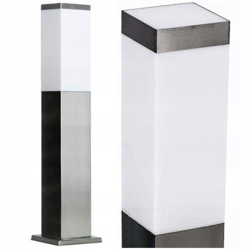  Square SuperLED E27 light pole, 45 cm, silver