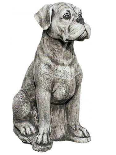  concrete garden figure of a boxer dog