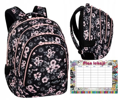 Spacious Coolpack School Backpack with Laptop Compartment and H2O System