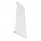  Decorative radiator with hangers BELLO HOOK 100x45 WHITE GLOSS