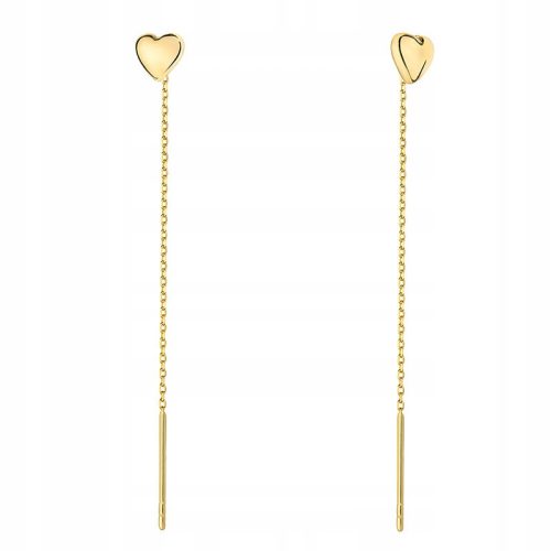  Long hanging earrings with a ball, threaded, pr 585