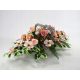  FUNERAL RANGE artificial flowers large bright wreath cemetery