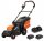  Yard Force 34 cm cordless lawn mower