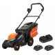  Yard Force 34 cm cordless lawn mower