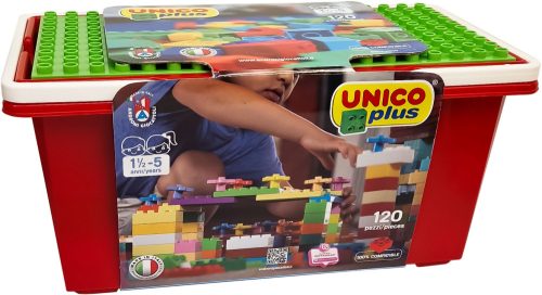  UNICO BUILDING BLOCKS 120 ELEMENTS BOX BUILDING BOARD