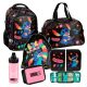  PASO STITCH SCHOOL SET, BACKPACK, BAG, pencil case, water bottle, lunch box