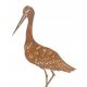  STORK BIRD METAL GARDEN FIGURE ON A PEAK GIFT DECORATION M