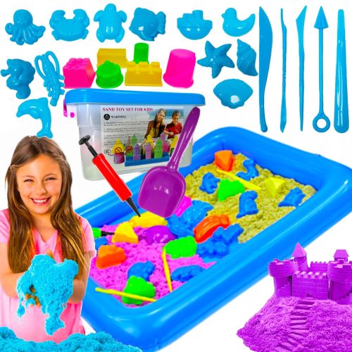  KINETIC SAND 3 kg POOL MOLDS Set of 30 pieces.