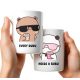  Set of ceramic mugs 330 ml GIFT FOR THOSE IN LOVERS BUBU DUDU BEARS