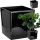  Flowerpot 30 cm x 30 x 30 cm, black plastic