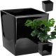  Flowerpot 30 cm x 30 x 30 cm, black plastic