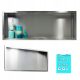  Balneo Wall-Box One bathroom built-in shelf 90 x 30 x 10 cm made of stainless steel