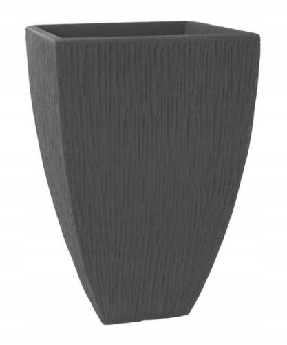  Flowerpot 40 cm x 40 x 60 cm, anthracite-colored plastic