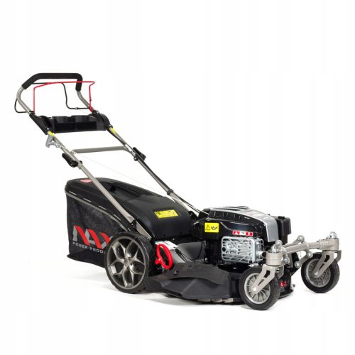  NAX petrol lawn mower with basket, 190 cm³ capacity. Basket 75 l 56 cm