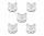  Halloween Cat Face Mask, Blank, Therian 5