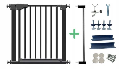  Barrier for doors, stairs, Safethansorry.pl accessories, screwed, extension, extensions, black