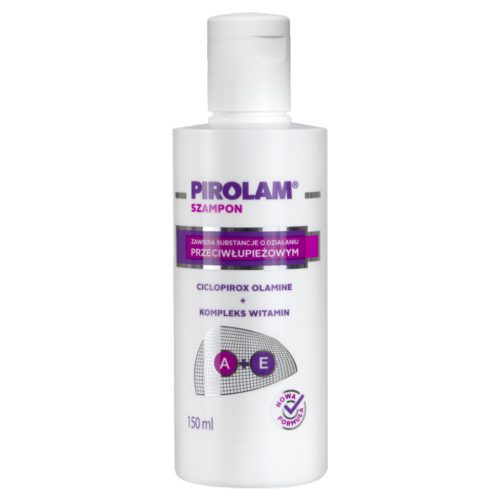 Pirolam Anti-Dandruff Shampoo with Vitamin A+E, 150ml - Nourishes and Moisturizes