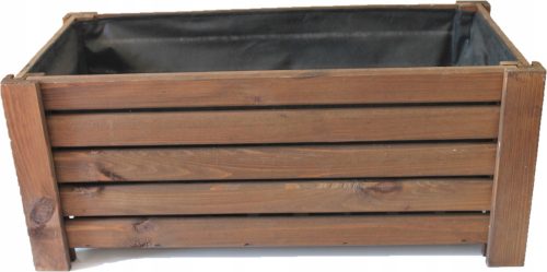  TRAK-DREW flowerpot 60 cm x 30 x 25 cm, wood tones in brown and beige