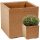  Flowerpot 40 cm x 40 x 40 cm, diameter 40 cm, plastic in brown and beige tones