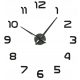  Handloteka black, silver wall clock, 130 cm