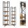  Top Art Industrial Shelf 40.22 cm x 188 cm x 30.12 cm Brown tones
