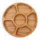  Bamboo plate with compartments BAMBOU 32 HOMLA