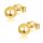  BEAUTIFUL EARRINGS GOLD BALLS BALLS STUDS 3mm 4mm 5mm 6mm SILVER 925