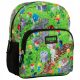  Derform kindergarten backpack with one compartment for boys and girls. Brown and beige tones, gray and silver tones, green tones, multicolored