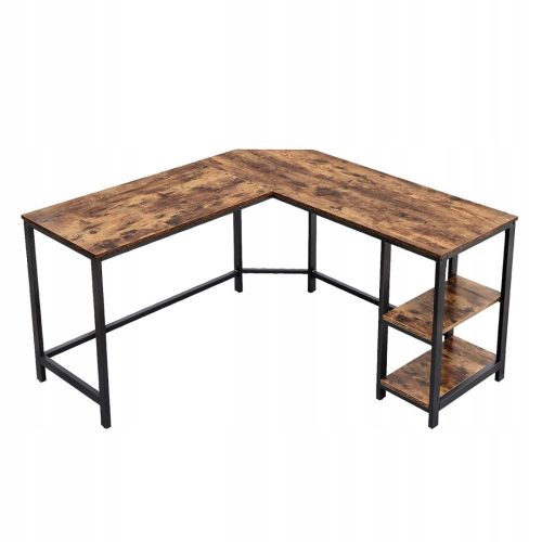  Corner desk Muf-Art Industrial 138 x 138 x 75 cm black, brown tones