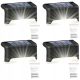  MAXSELL embedded solar lamp black 4.7 cm 4 pcs.