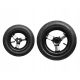 A set of ALU wheels for TAKO strollers, grey inflatable tire