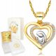  Gold Chain 925 Necklace Medal Heart Mother Communion Engraving