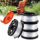  4 PIECES. LAWN TRIMMER THREAD SPOOLS, LENGTH 9.15 M, NYLON THREAD