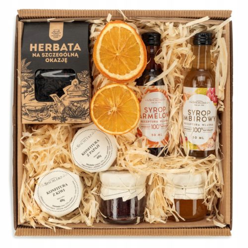  GIFT SET tea syrup jams KRAFT PRODUCTS