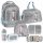 Adorable 6-Piece PASO KOTEK School Set: Backpack, Shoe Bag, Filled Pencil Case & More
