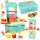  Kids kitchen in a suitcase hamburger set fast food ice cream fries