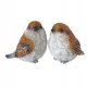  GARDEN DECORATION BIRDS FIGURES SPARROW 2 PIECES DECORATIVE BIRDS GIFT