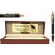  Parker IM Black GT Ballpoint Pen with FREE ENGRAVING, Leather, Gift for Mom and Dad