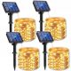  SILVERSHARKY built-in solar lamp, black, 1200 cm, 4 pcs.