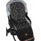  Black stroller insert with XL stars