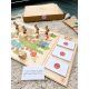  Family educational wooden board game for children - Stork Bolek