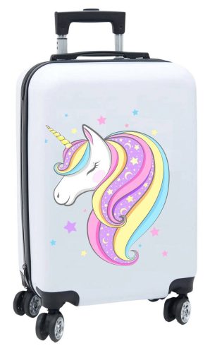  LICORNE LICORNE CHEVAL VALISE BLANCHE POUR ENFANTS VOYAGE COMBINAISON ENFANTS