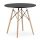  Muf-Art round kitchen table, light beech, 80 x 80 x 72 cm