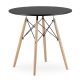  Muf-Art round kitchen table, light beech, 80 x 80 x 72 cm