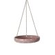  Bird bath, feeder for the garden, hanging, pink