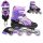  Patins à roues alignées patins réglables violet violet 38-41 roue LED